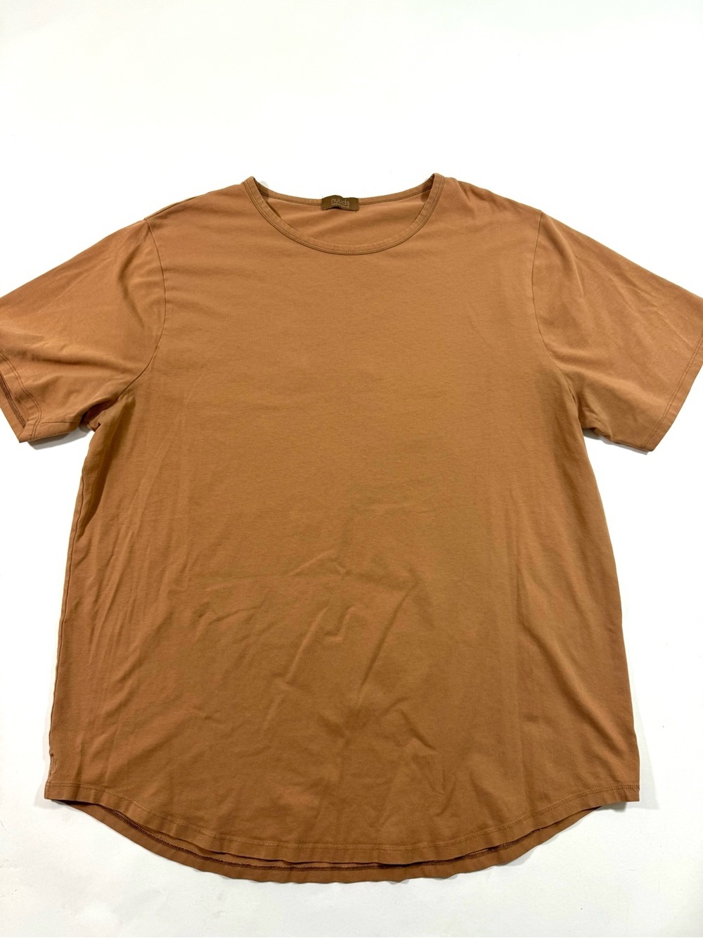 Nuuds Freeform Curved Hem Tee Shirt